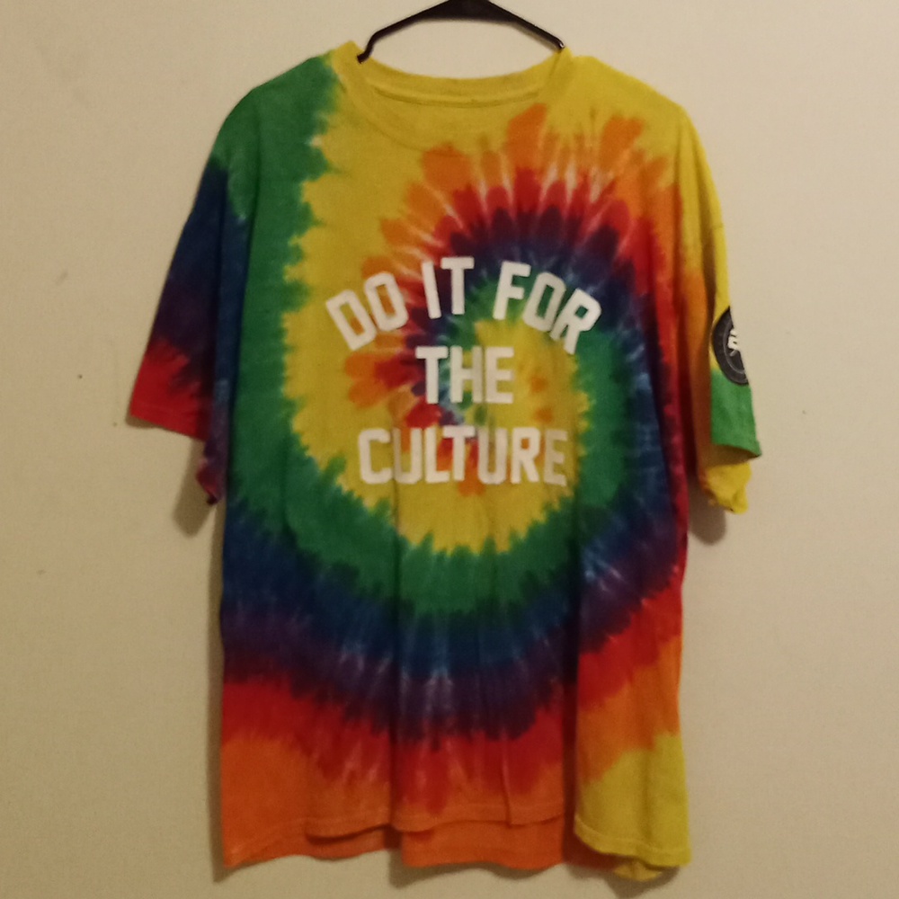 Black Renaissance Do it for the Culture tie dye XL